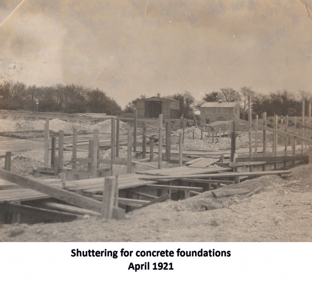 Foundation work, 1921