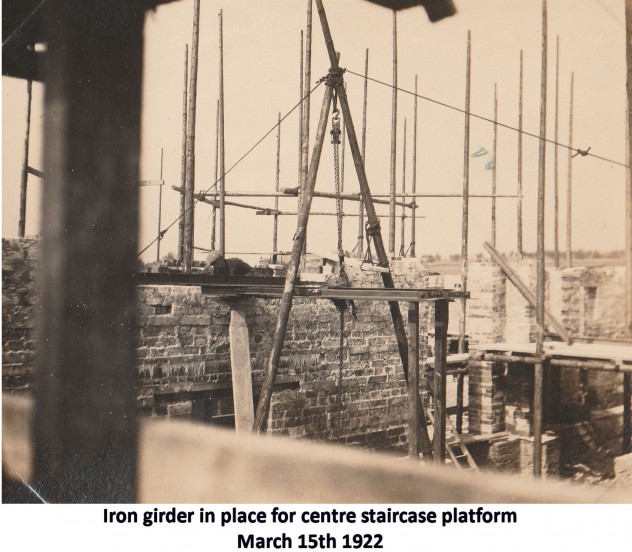 Taking shape March 1922