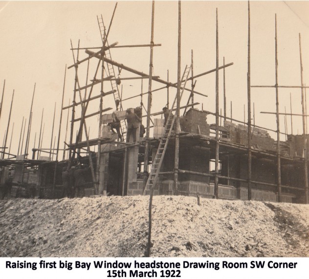 Taking shape March 1922