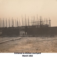 Taking shape March 1922