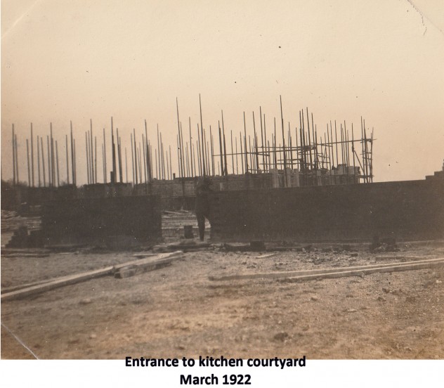 Taking shape March 1922