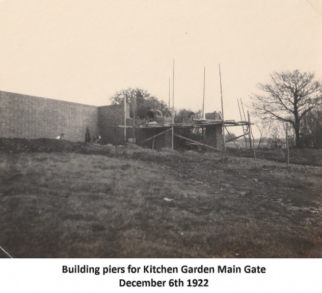 Kitchen garden, December 1922