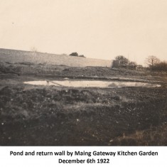 Kitchen garden, December 1922