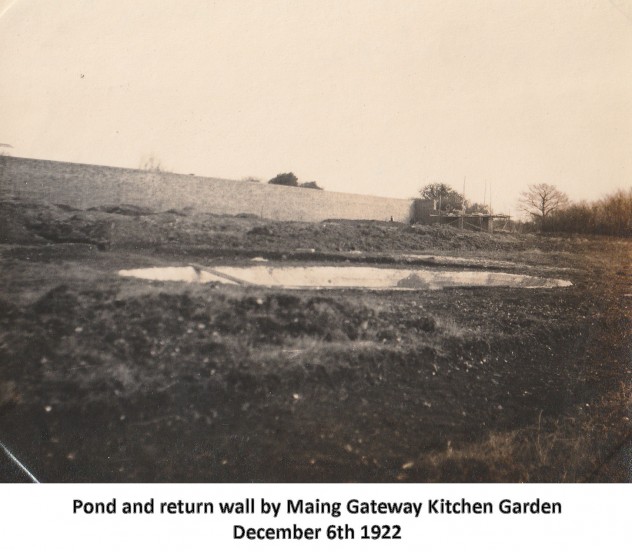 Kitchen garden, December 1922