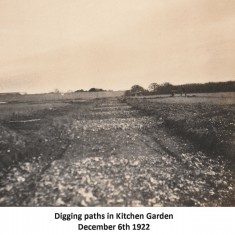 Kitchen garden, December 1922