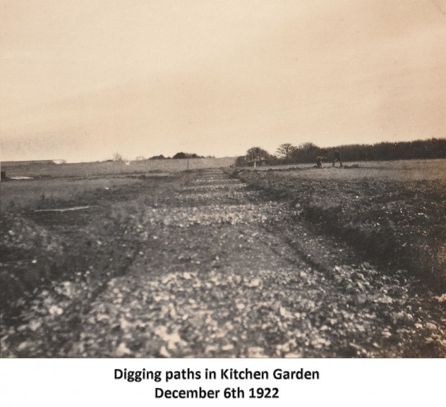 Kitchen garden, December 1922