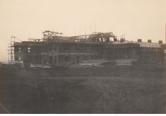 The roof appears, December 1922