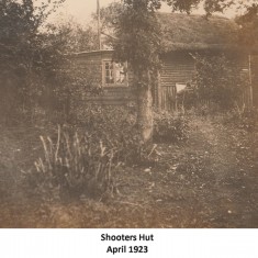 The roof appears, December 1922