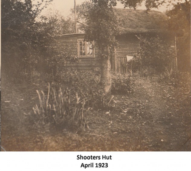 The roof appears, December 1922