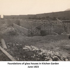 Rose garden and views of house, June 1923