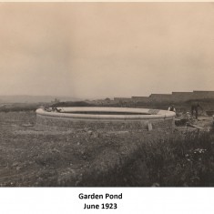 Rose garden and views of house, June 1923