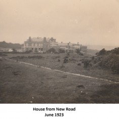 Rose garden and views of house, June 1923