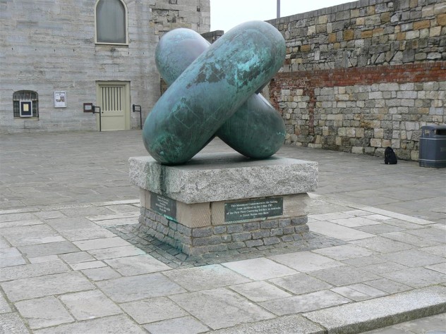 The First  Fleet memorial at Portsmouth dockyard, 