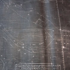 Detail of map showing allotments to  Bonham Carter.