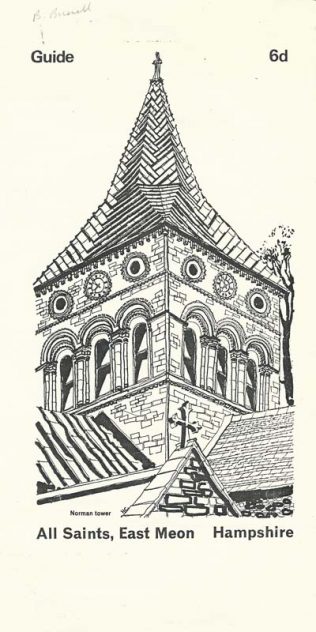 1912 guide to All Saints cover