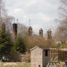 Aftermath of fire at  Hockey and Brook Cottages,March 2013 | Michael Blakstad
