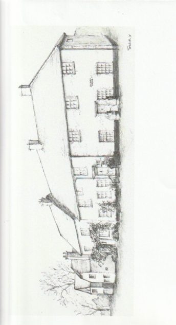Barnards Drawiing of Barnards Corner by Tricia Blakstad