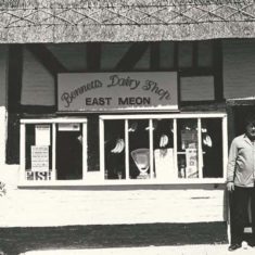 Riverside was operated for a short time in the 1980s as Bennetts Dairy Shop, Until then it had been a butcher's, and later a post office.