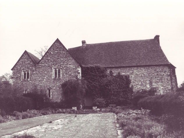 Photographed after Morley Horder had converted the farm yard to a garden, possibly in the 1930s