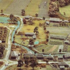 West end of village model