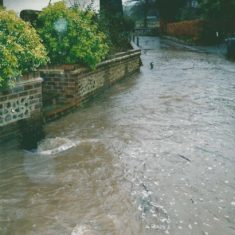 Frogmore Cottage flooded, Nov 2001 Flooding continued, particularly in Frogmore, into the new millennium.