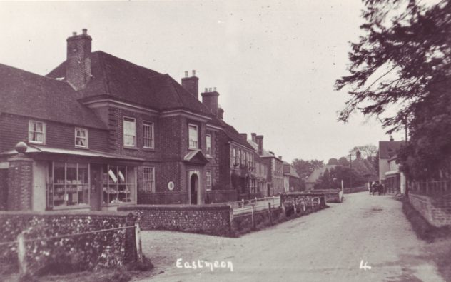 Between the wars. The shop was probably then David Coles'  dairy; his cows grazed on Glenthorne Meadow, opposite, and watered in the river.