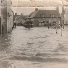 High Street flooded 1957 Flooding was common in the High Street until the 1950s.