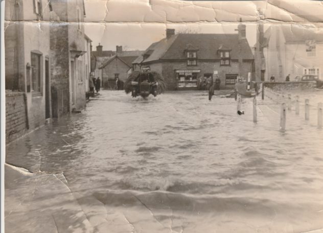 Flooding was common in the High Street until the 1950s.