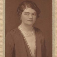 Margaret Nicholson, wife of Reginald, took over his position as Trustee of the Institute in 1950 and played a prominent part in village affairs. portrait by Hay Wrightson of New Bond Street