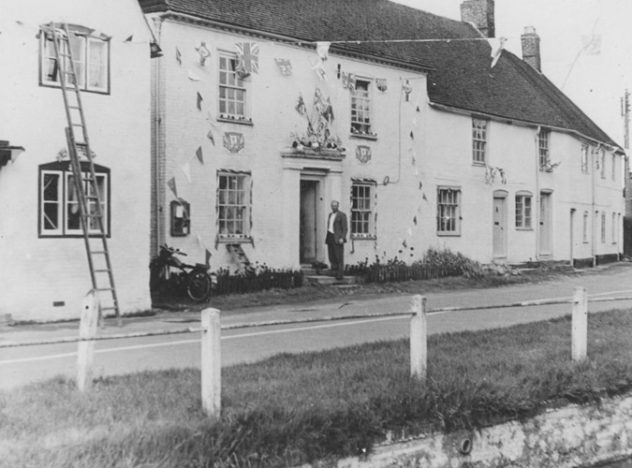 Barnards decorated for Coronation of HM Queen Elizabeth, 1953