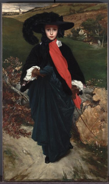 The daughter of Adelaide and Edward Kemble, prominent members of Victorian cultural circles, who rented Westbury House in the 1860s.  | Kimbell Museum, Austin Texas