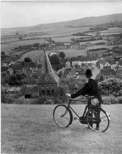 PC Thorne on Park Hill (where no cyclist is likely to have ridden).