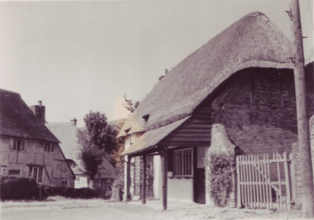The porch of Riverside had a hatch which was let down by Mr Wyatt to serve his meat.