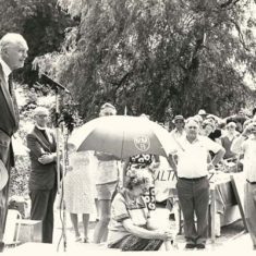 Sir Alec Douglas Home  c.1982, with Rev Rodney Smith | Stan Smith