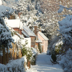 These photographs were taken in January 2010 when the village was blanketed in snow for ten days. | Michael Blakstad