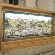 The Millennium Embroidery was installed in the North Transept in 2008 and dedicated in November that year | Michael Blakstad