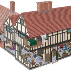 Tudor House 3D recreation of life in the 1580s in what was then the home of Nicholas Wright who had converted the previous Hall House (tree-ring dated to 1333). | Julian Baker