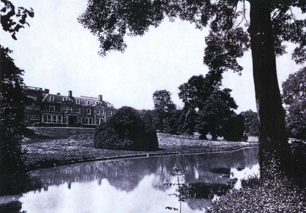 The lake was used as a swimming pool.