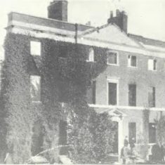 The last remains of the Palladian manor house . 