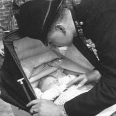 PC Thorne with baby
