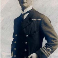 Robinson won his VC in the Dardanelles in WWI and was later promoted to Admiral. He retired to Langrish after WWII