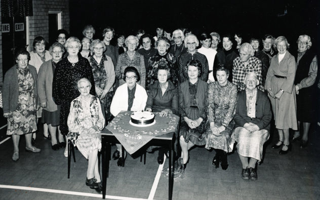 Back row, Ivy Cook, Shirley Kitcher, Mrs Bray, Nurse Day, Eileen Atkinson, Loreie Wilmot-Smith. 2nd row Audrey Street, Mrs Clitheroe, Mrs Aislewood, Rachel Mackinlay, Lettice Ross, Beryl Knight, Mrs Kille, Iris Porter. Front, Clarrie Fisher, Marion Lambert, Phyllis White, Dorrie Fisher. | Stan Smith
