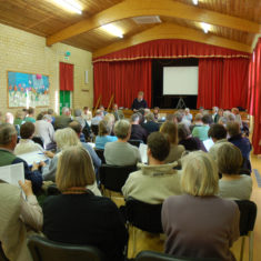 Parish Annual Forum in large hall