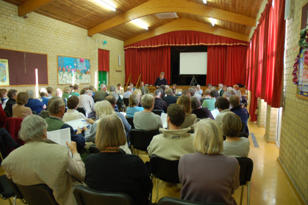 Parish Annual Forum in large hall