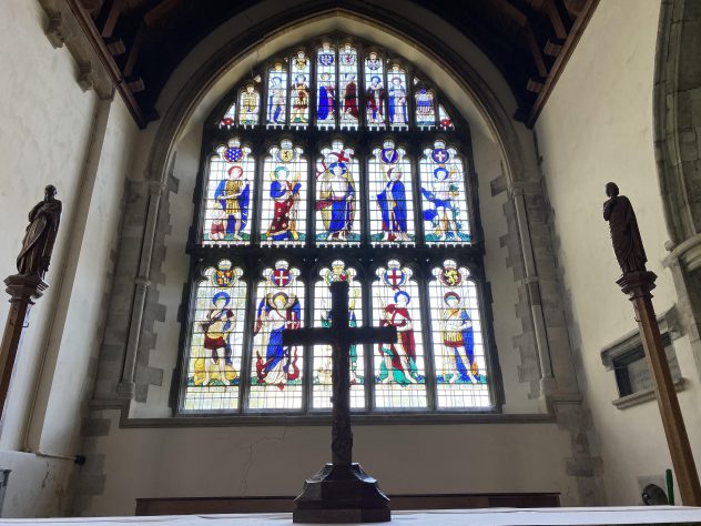 East window in Lady Chapel by Ninian Comprr | Richard Gaisford