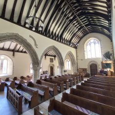 Nave from pulpit The nave of All Saints from the pulpit. | Richard Gaisford