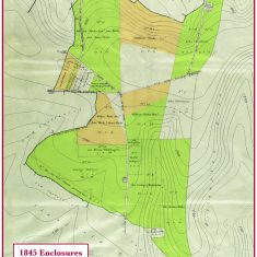 1845 Enclosure Central section of Oxeenbourne lands enclosed in 1845