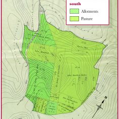 Print Southern section of Oxenbourne lands enclosed in 1845
