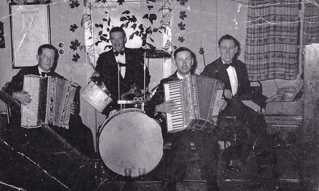 Band, Late 1950s, William Blackman, Frank Munday, Cecil Cross, Fred Handford