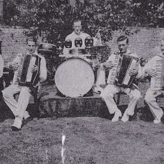Band, late 1930s Mrs Smith, George Blackman, William Blackman, Bert Lambert